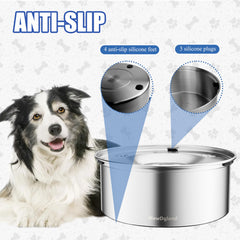 MewDgland water tank uses stainless steel for rust resistance and easy cleaning.