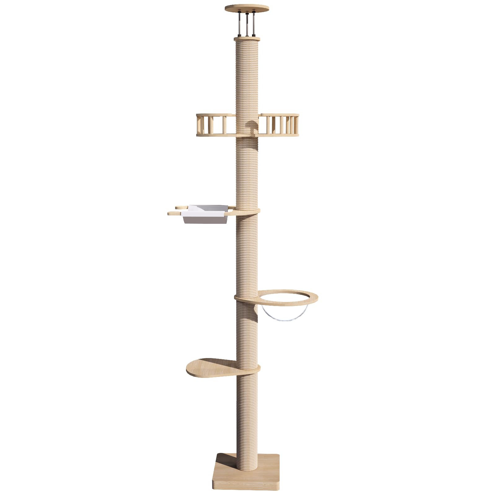 MewJoyee DIY wooden tower condo for customizable vertical playground