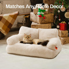 MEWOOFUN cat bed anti-slip bottom stays steady on floors