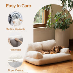 MEWOOFUN cat bed dimensions 26x19x13 inches fit small pets comfortably