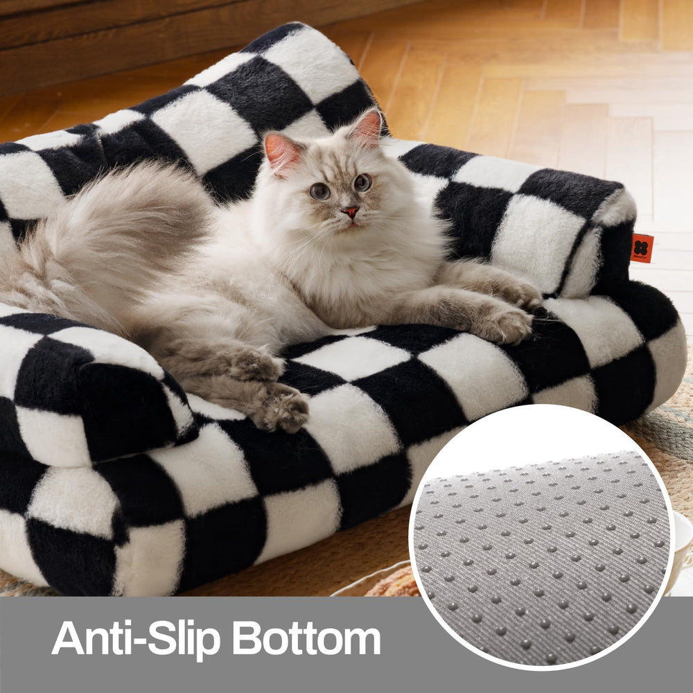 MEWOOFUN cat bed size 26x19 fits small to medium pets for cozy containment