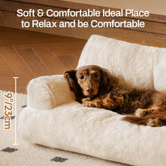 MEWOOFUN cat bed fluffy material for cozy lounging