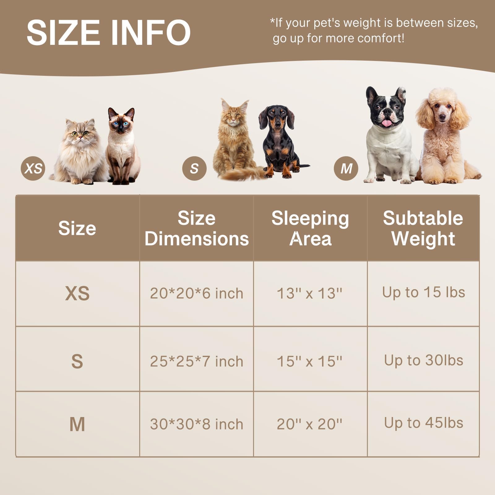 MEWOOFUN donut bed in dark brown blends with home decor and comforts pets.