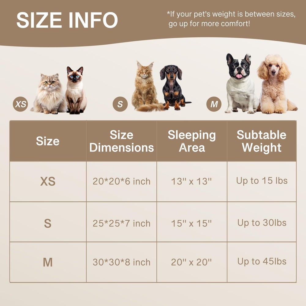 MEWOOFUN donut bed in dark brown blends with home decor and comforts pets.