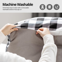 MEWOOFUN medium-pet sofa provides solid support structure for comfort.