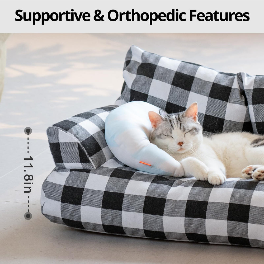 MEWOOFUN removable washable cover keeps the couch fresh between cleanups.