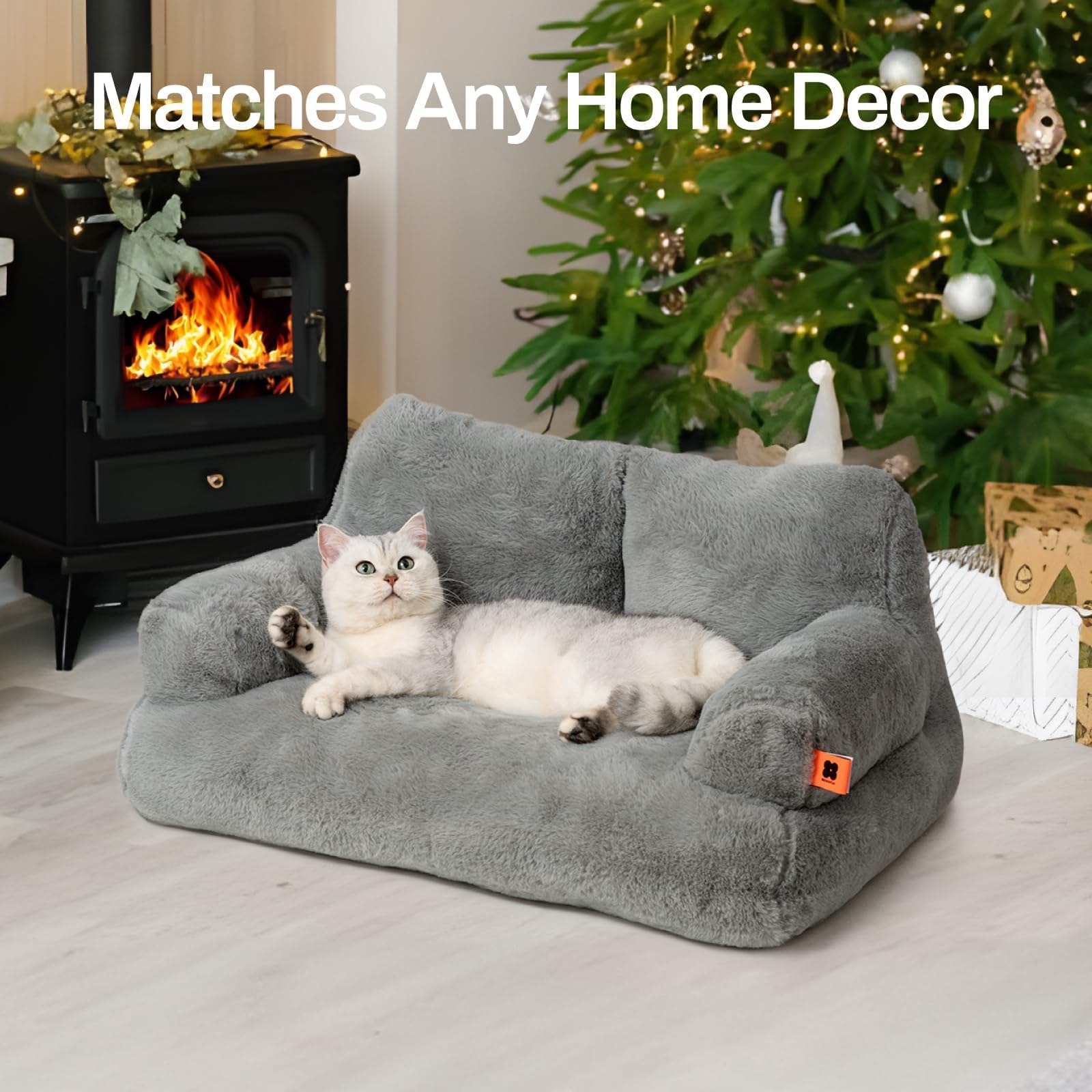 MEWOOFUN machine washable pet bed for easy cleanup after adventures