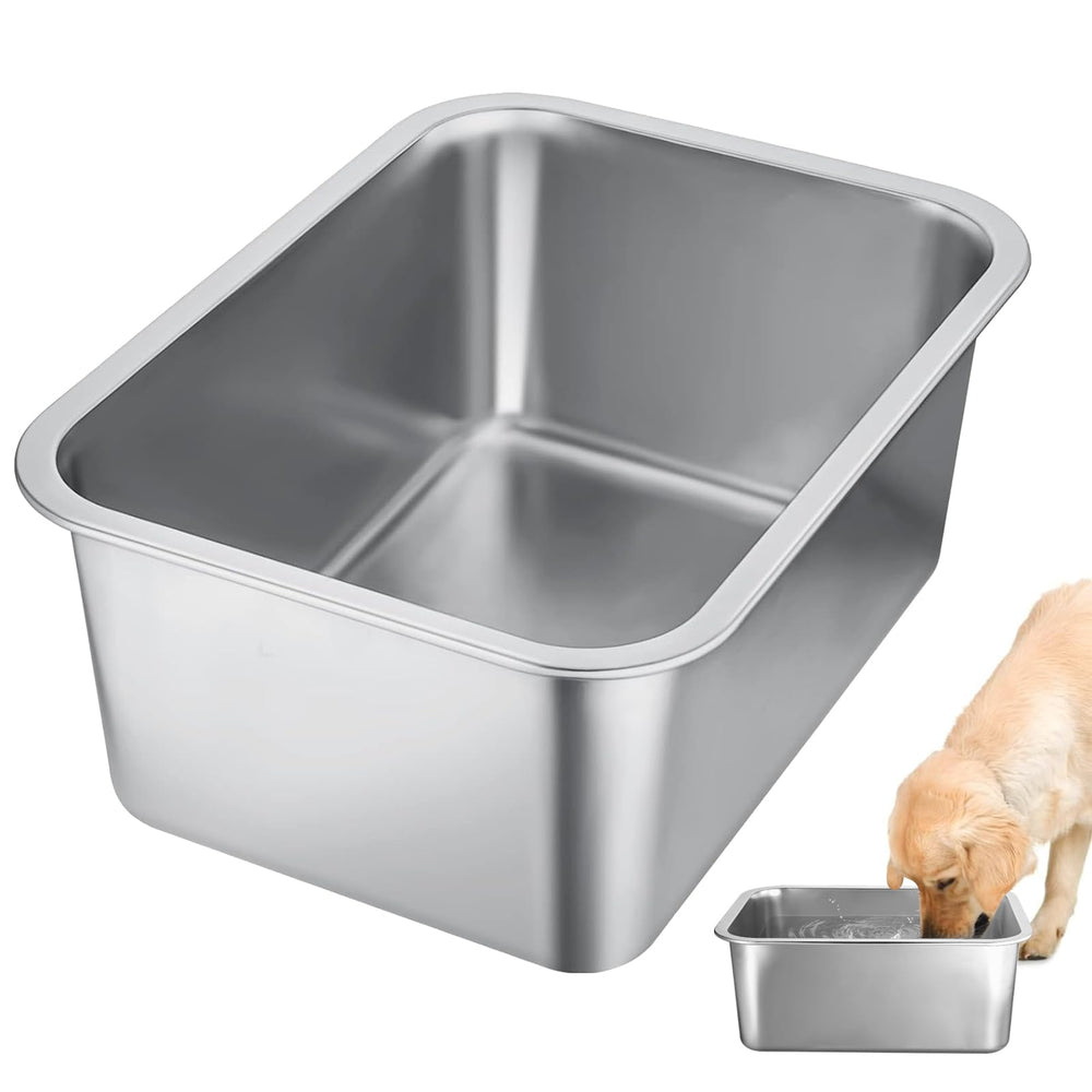 MEWTOGO 3-gallon dog bowl with large capacity for big breeds.