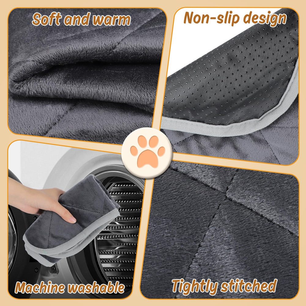 MEWTOGO 15.7 x 19.7 inch cat bed mat fits beds and crates.