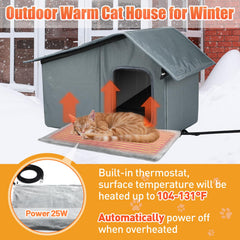 MEWTOGO Cat House assembly with zipper attachment for quick setup.
