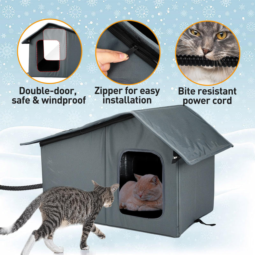 MEWTOGO Windproof door curtain plus escape door protect against drafts.