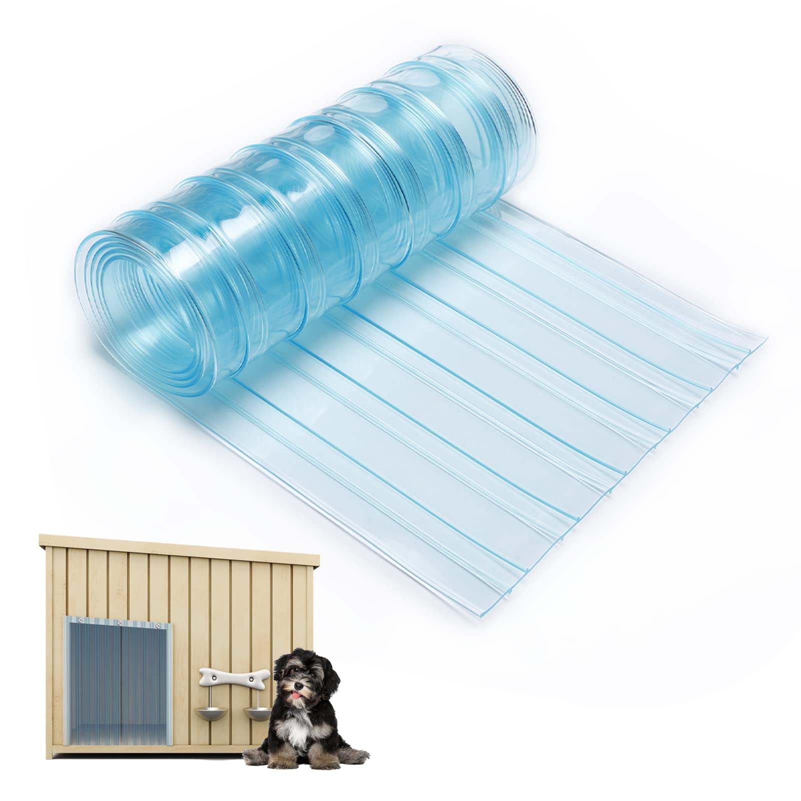 MEWTOGO door replacement flaps full view highlight durable, weather-ready pet door solution.