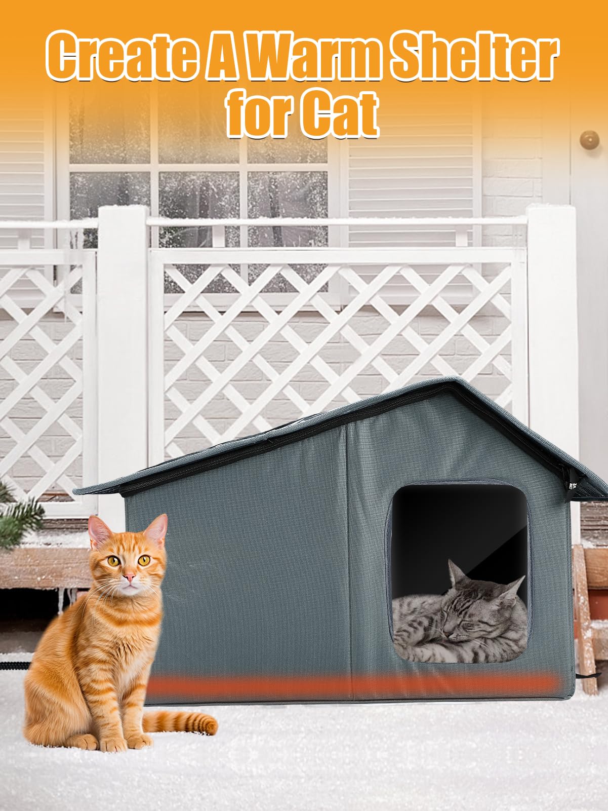 MEWTOGO Double-sided pad for seasonal warmth on one side and cooling on the other.