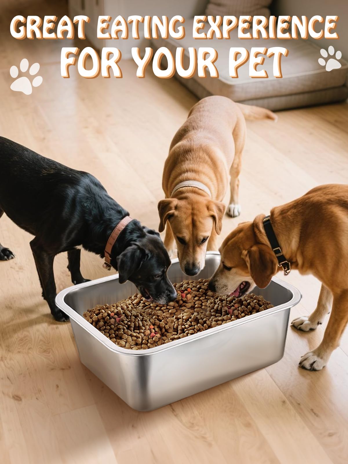 MEWTOGO indoor-outdoor-use versatility for home or yard feeding.