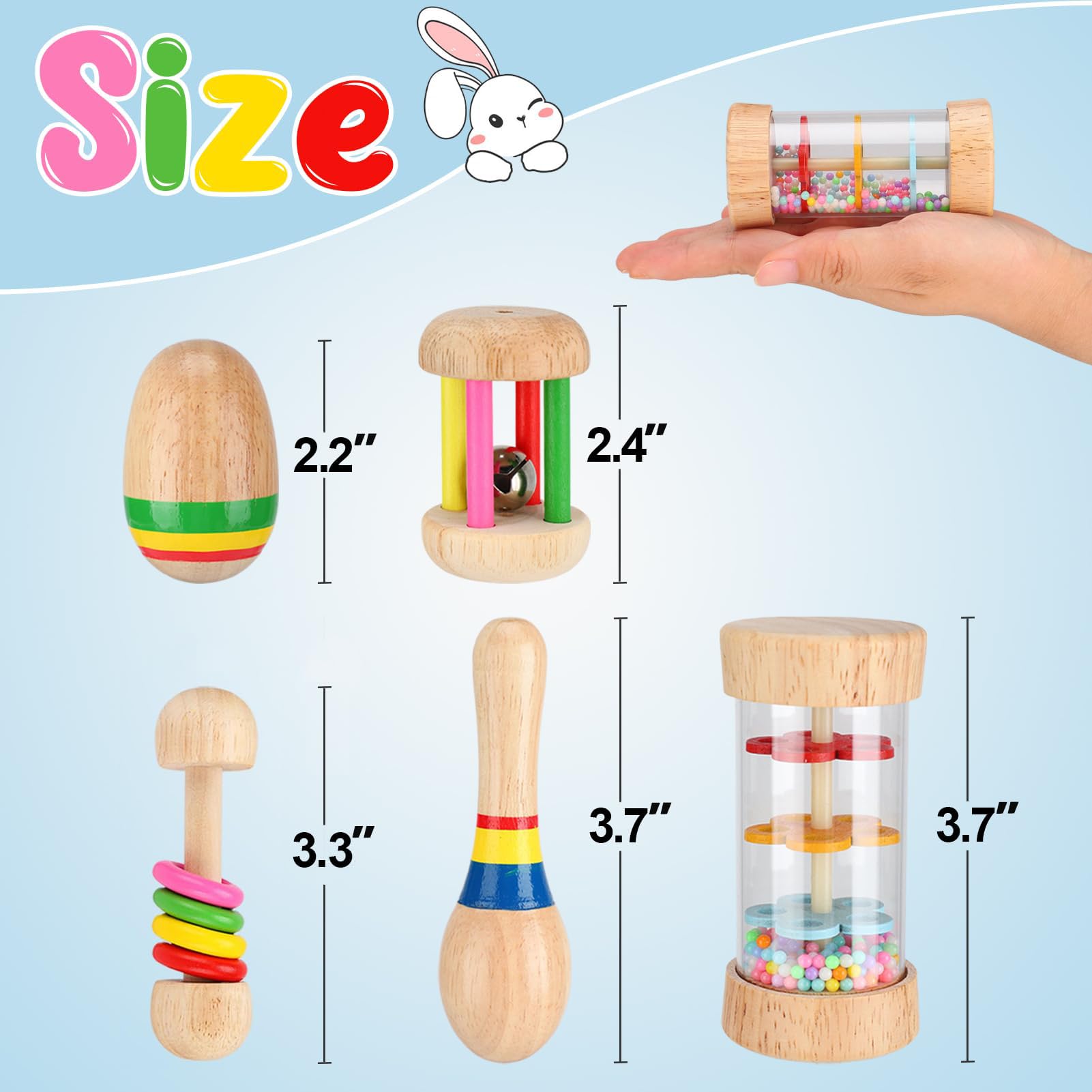 MEWTOGO: juguetes de madera para conejillos de indias, promueven exploración segura.