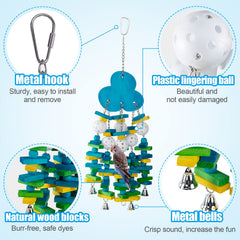 Mewtogo parrot toy 55cm length ideal for large birds during play