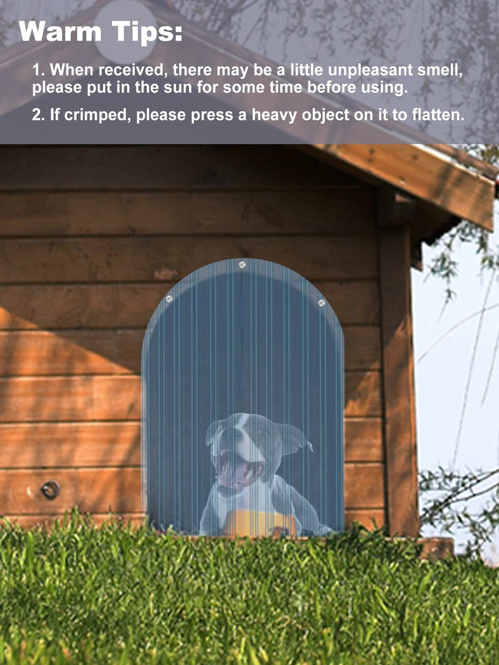MEWTOGO pet using flap image captures easy door access.