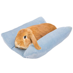 MEWTOGO rabbit bed concave design provides plush, wrap-like support for calm napping.
