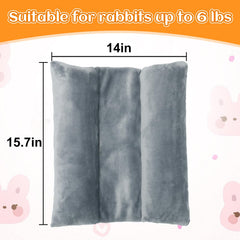 MEWTOGO rabbit bed features soft flannel fabric that is skin friendly and durable.