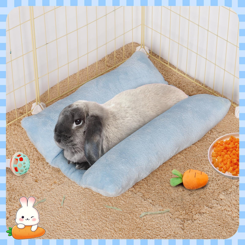 MEWTOGO rabbit bed soft flannel keeps skin comfortable and irritation-free for cozy sessions.