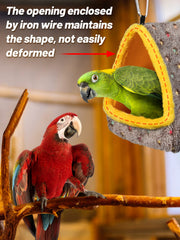 MEWTOGO stable support plate provides strong load bearing for parrot safety
