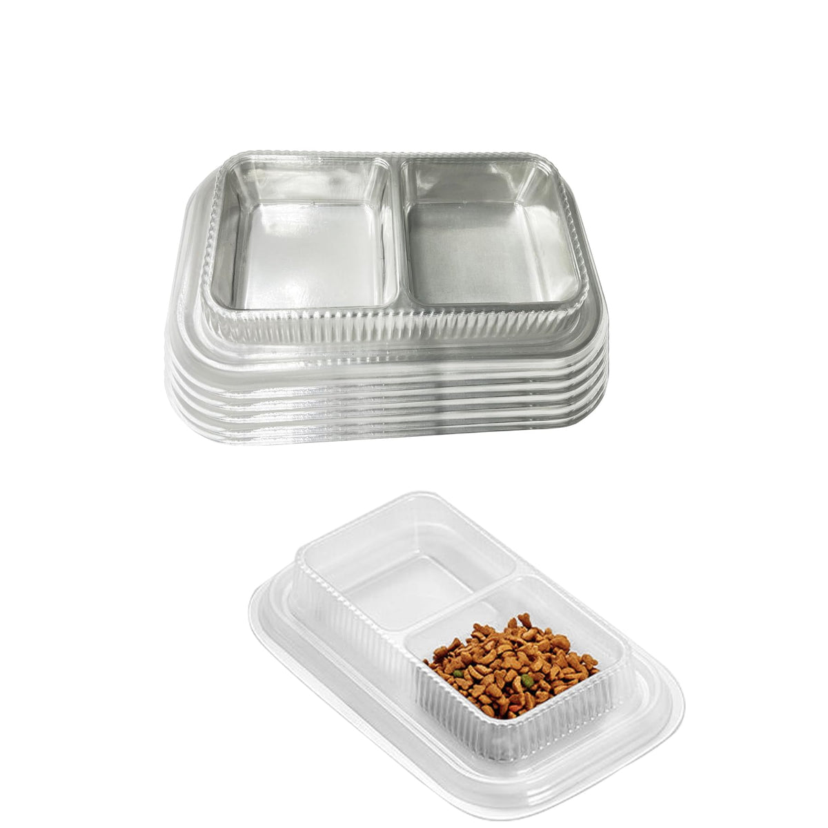 MEYAGO disposable pet bowls anti-ant design protects food outdoors during outings