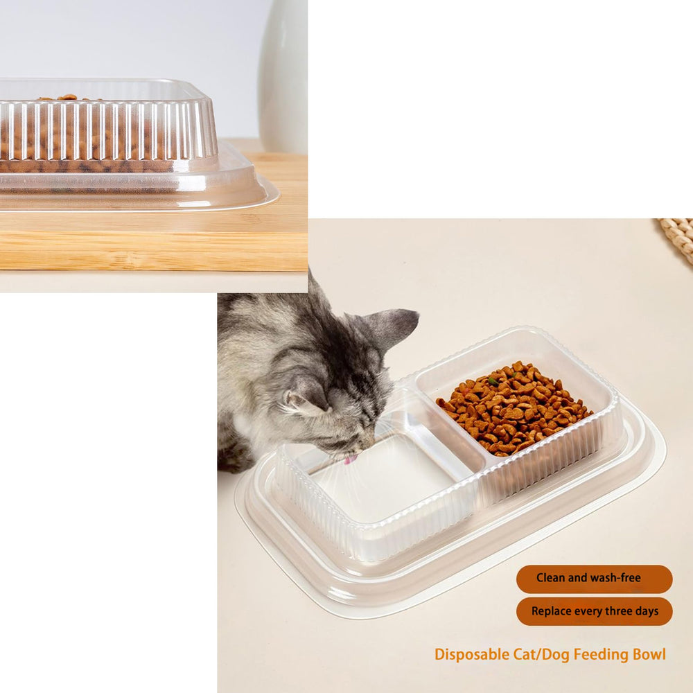MEYAGO disposable pet bowls ideal for travel and outdoor adventures