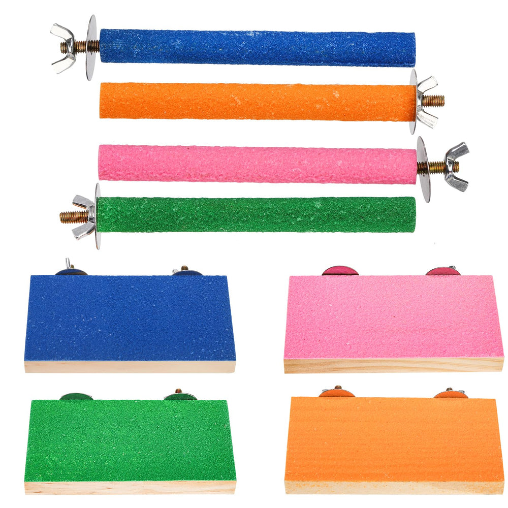Mezchi color set with green orange pink blue enhances cage visuals