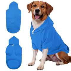 Mfiker large-dog-hoodie back-pocket provides convenient storage during walks.