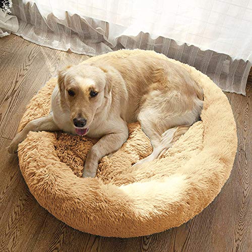 MFOX Calming Dog Bed vacuum-sealed packaging ready to fluff.