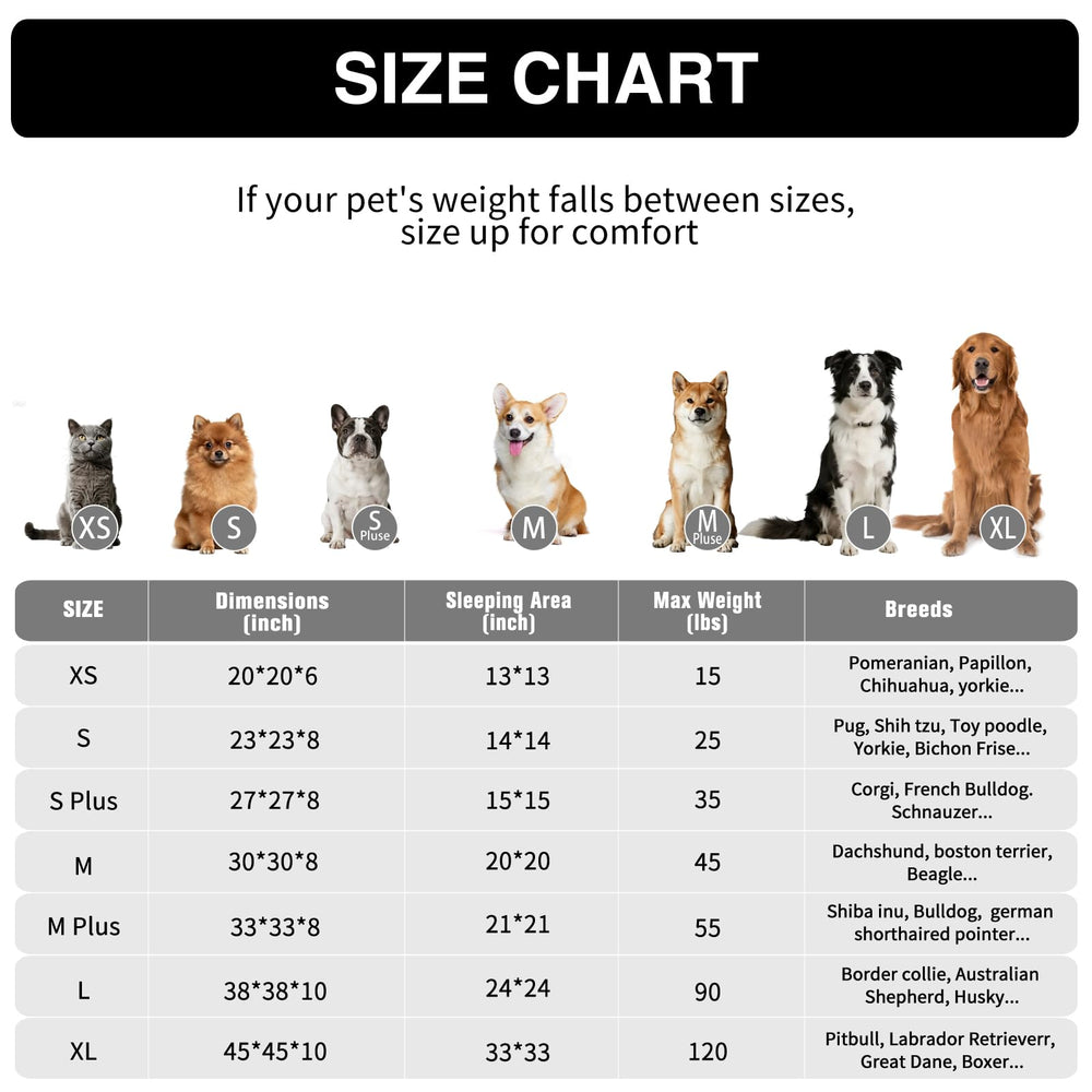 MFOX Calming Dog Bed side rim detail highlights elevated security and curling support.