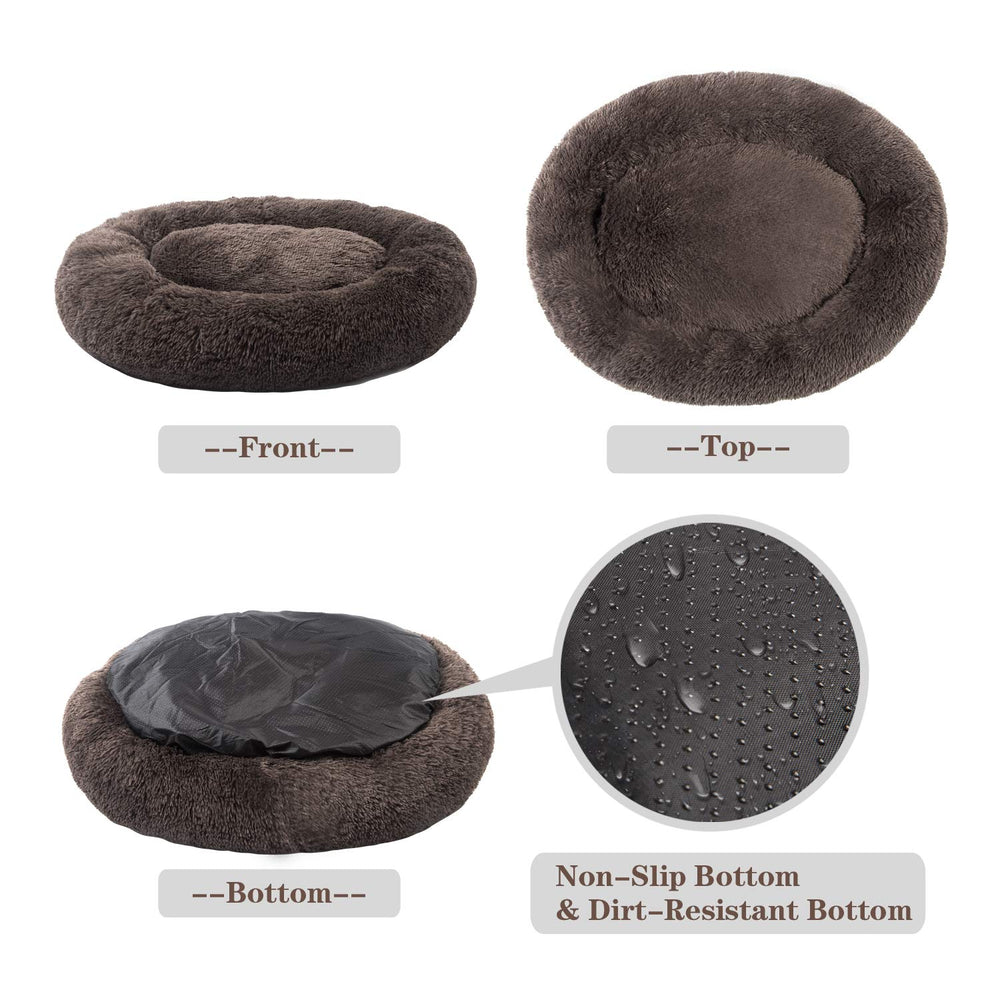 MFOX Calming Dog Bed XL rim detail showing raised edge and secure feel