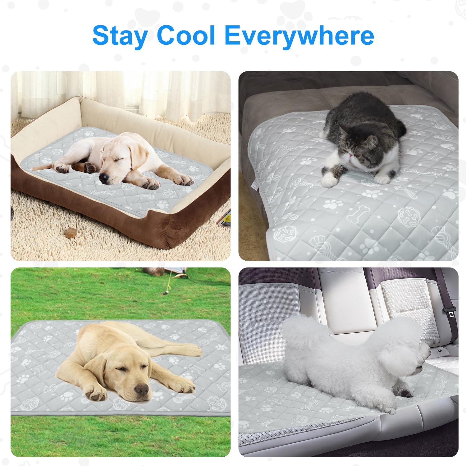 MH MYLUNE HOME 20x30 size fits most small to medium pets for everyday cooling.