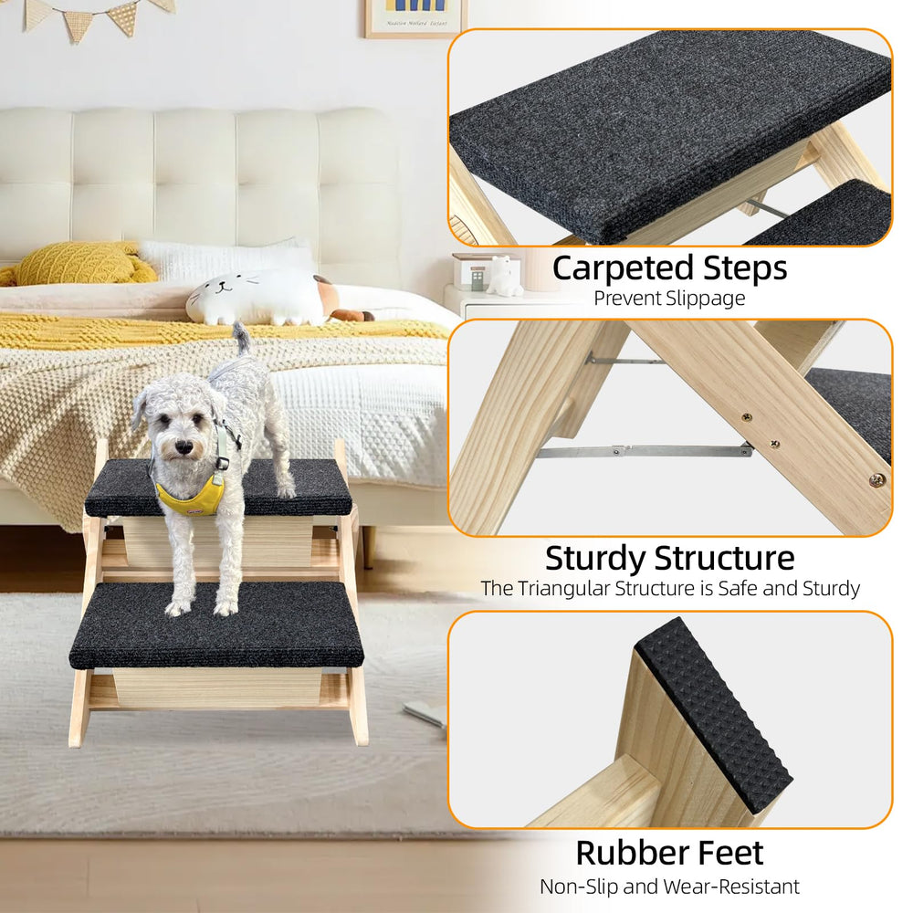 MHL.CXG dog stairs easy-access for elderly pets.