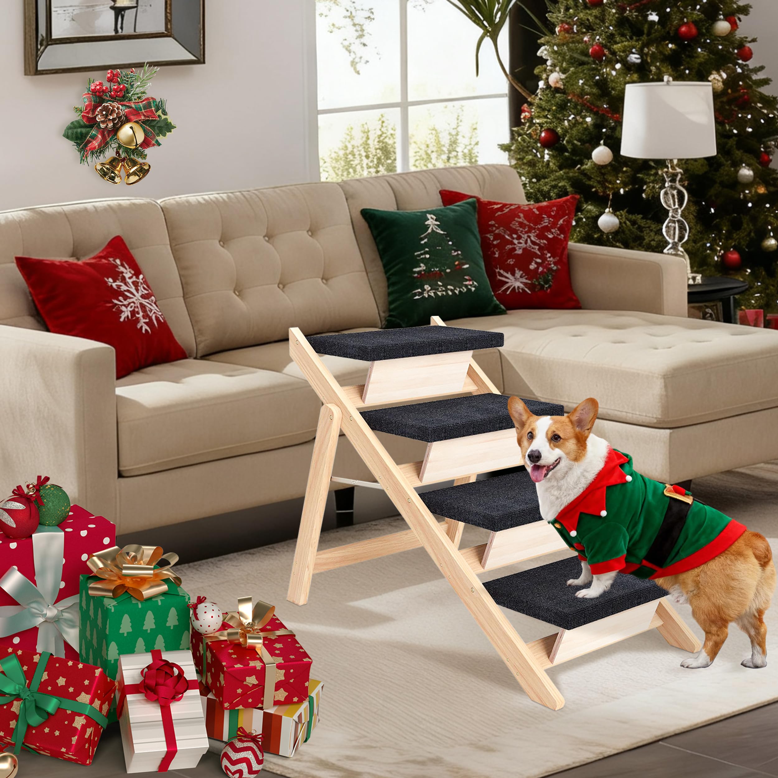 MHL.CXG easy jump design eases access for small and aging pets.