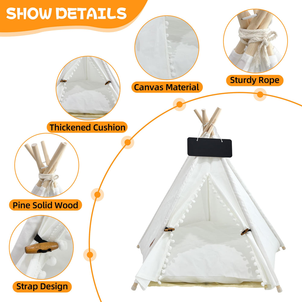 MHL.CXG pet tent anti-slip base keeps paws steady during playtime.