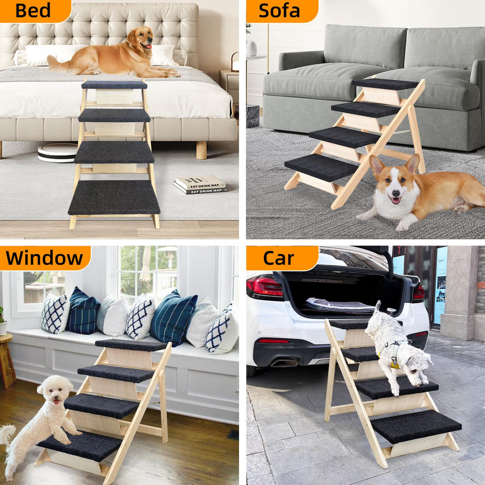 MHL.CXG versatile-use stairs work on beds, sofas, and window sills.