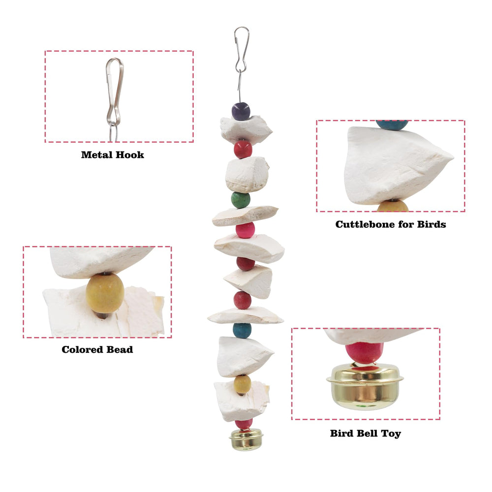 MHLLGN beak-grinding stone included for healthy beak maintenance