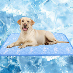 MH MYLUNE HOME dog cooling mat front view shows instant cooling for hot days.