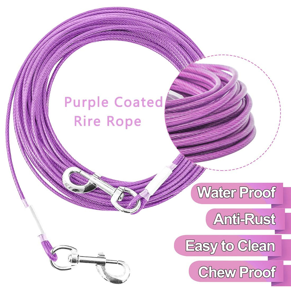 Mi Metty outdoor tie-out setup suits camping, parks, and yards with dogs.