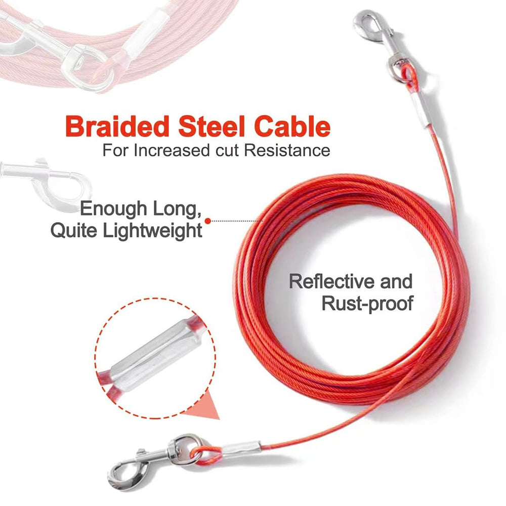 Mi Metty rust-proof PVC coating close-up demonstrates long-lasting anti-bite performance.