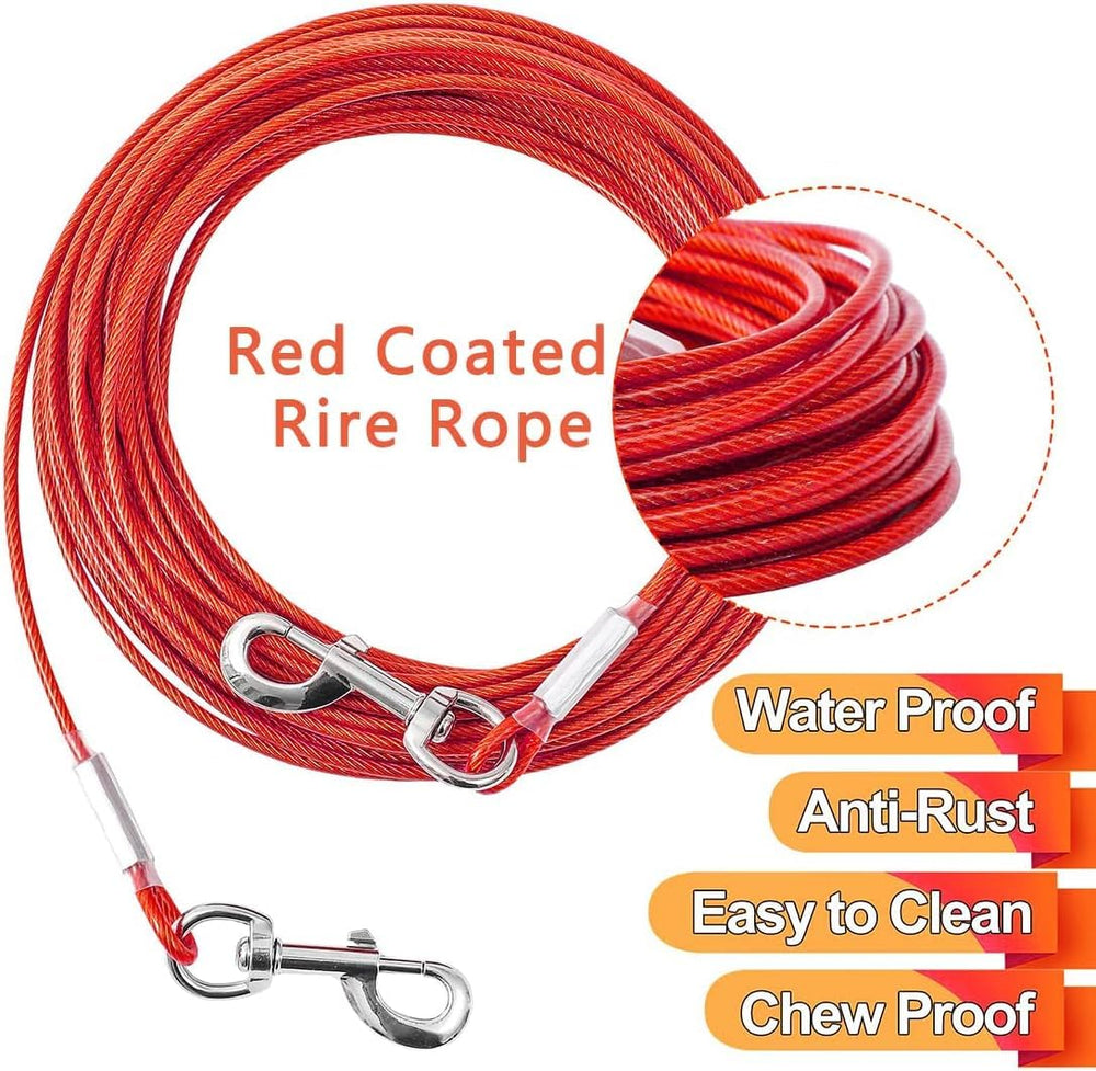 Mi Metty heavy-duty steel wire with PVC coating ensures durability