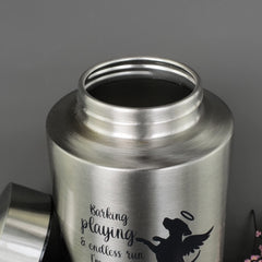 Mianachilu urn with screw lid sealing to prevent moisture