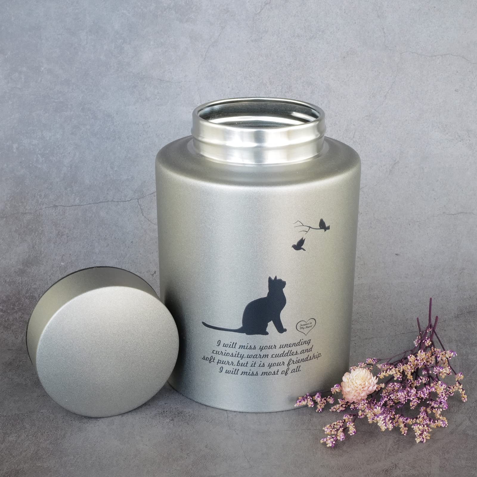 Mianachilu stainless steel urn durable and rust-free for remembrance.