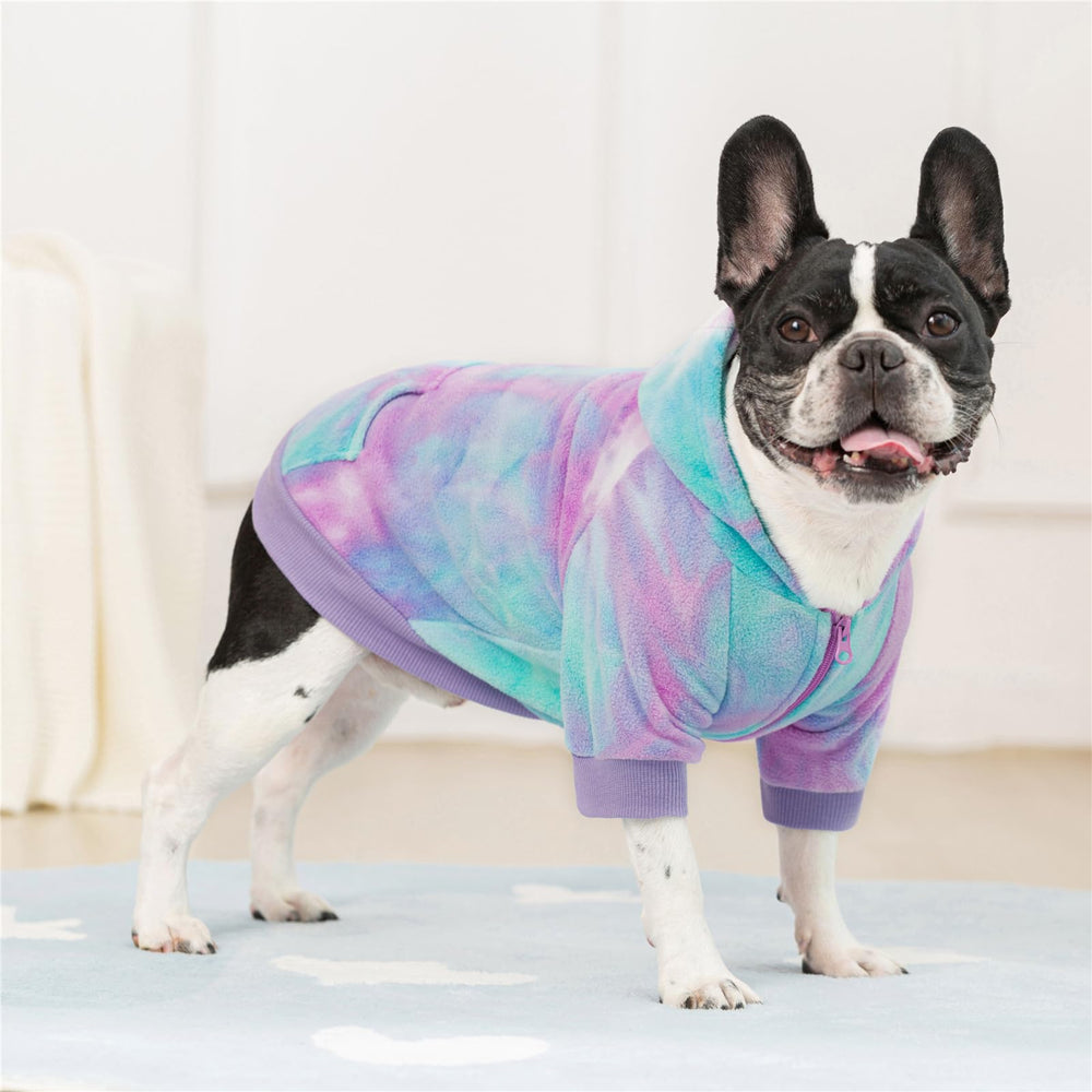 Miaododo camo dog hoodie care shot suggesting simple, durable care