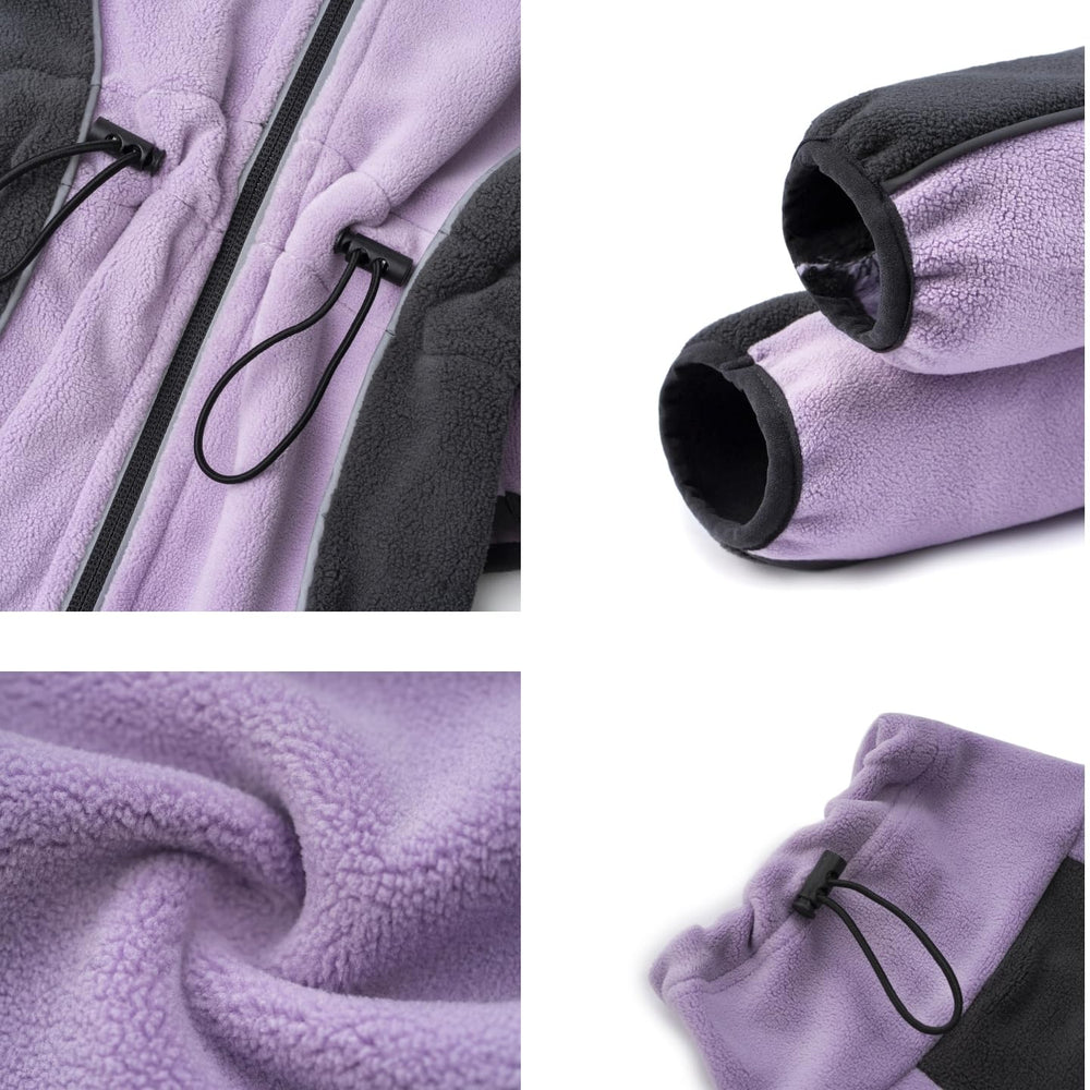 Miaododo dog coat reflective-back-zip adds visibility for evening walks.