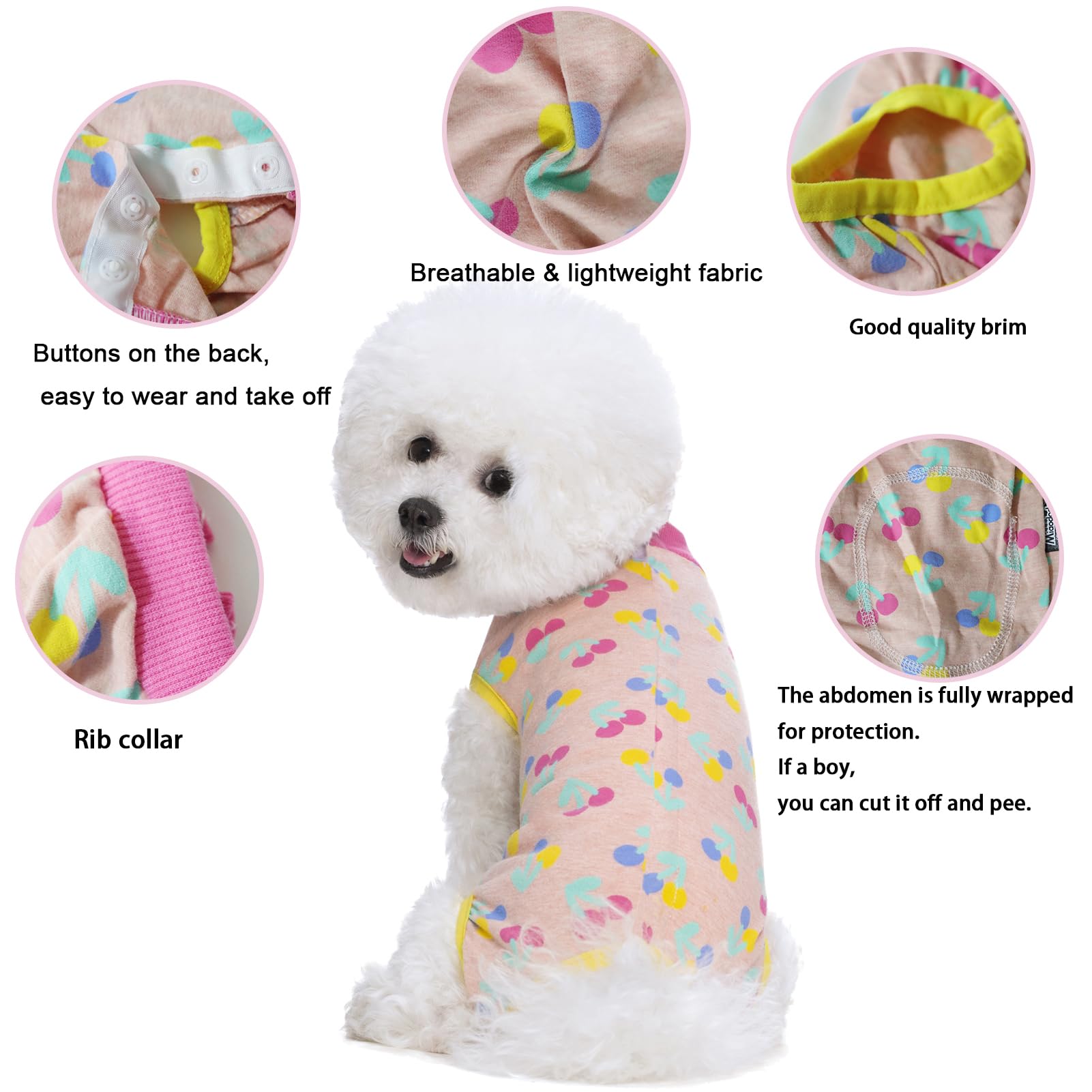 Miaododo dog-recovery-suit-anti-lick protects wounds and supports calmer pets.
