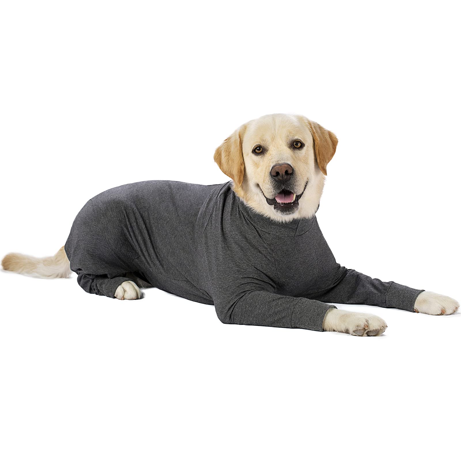 Miaododo medium-large-dogs-onesie-features feature elastic waist for a secure, comfortable fit