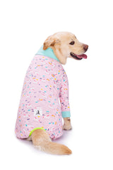 Miaododo Pink Pony Recovery Suit shedding control view shows full-body protection.