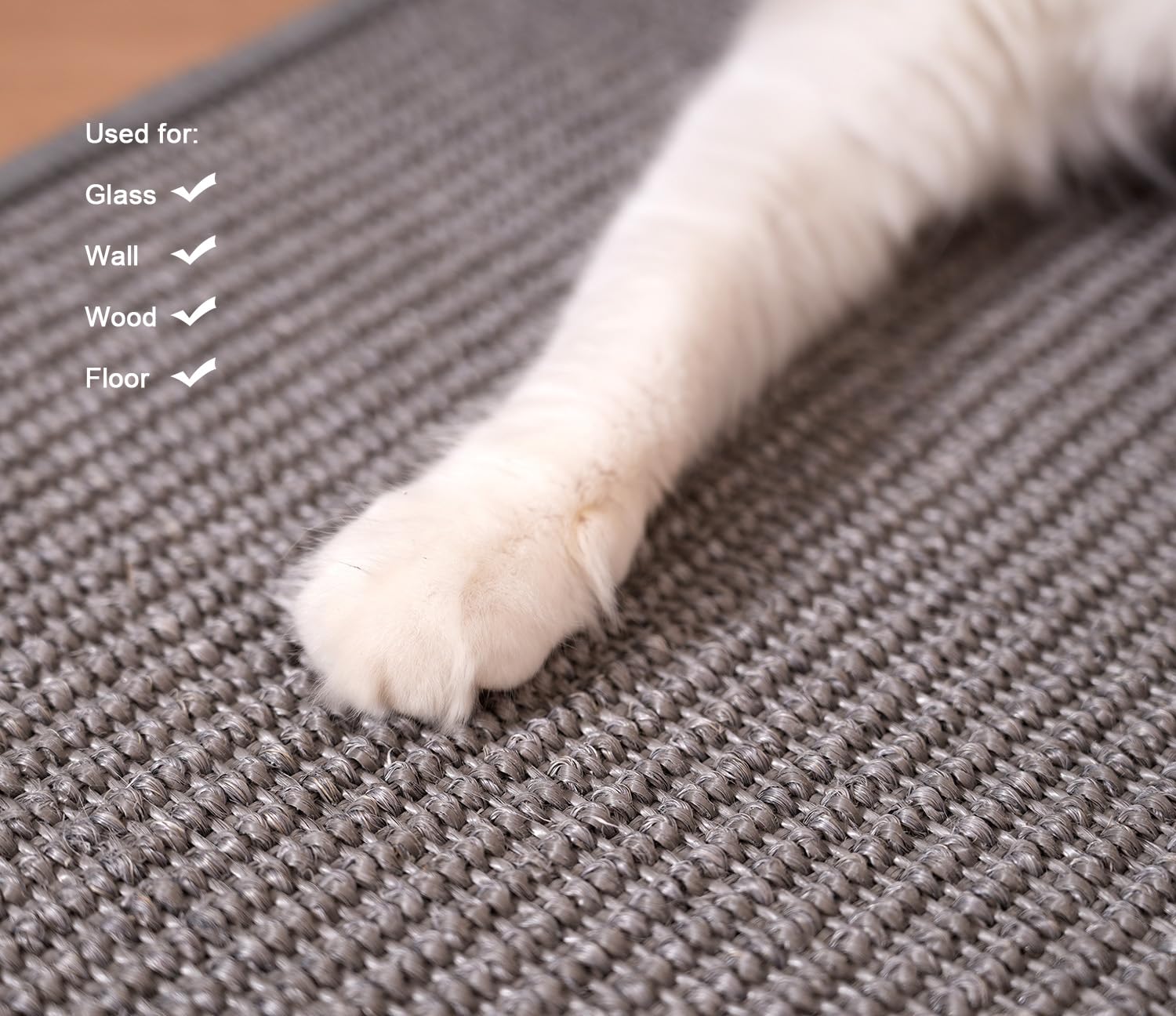 Self-adhesive back keeps the Miaoge mat secure with long-lasting hold.